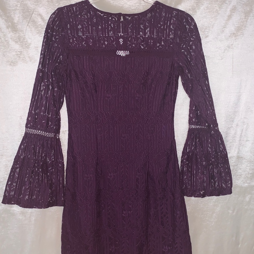 Purple Lace Dress